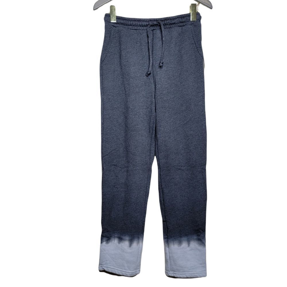 Zella Dip Dye Jogger Pants Grey Forged White Sweatpants Small NWT